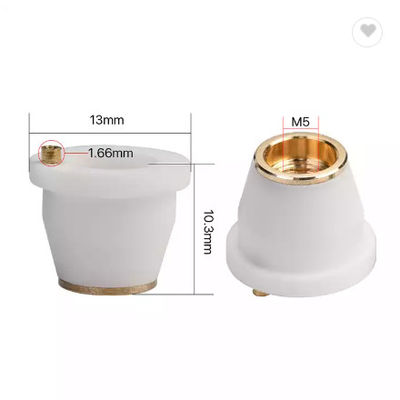 D13mm 알루미나 레이저 노즐 홀더 섬유 레이저 부분 M5는 빠져 나아갑니다